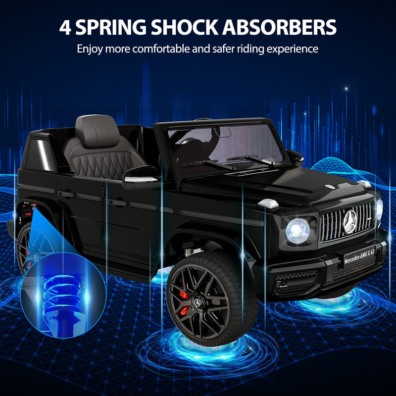 Licensed Mercedes-Benz G63 Electric Ride-On Car for Kids - 12V Battery Powered Vehicle