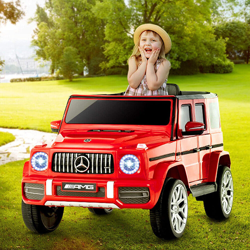 Licensed Mercedes-Benz G63 Electric Ride-On Car for Kids with Remote Control - 12V