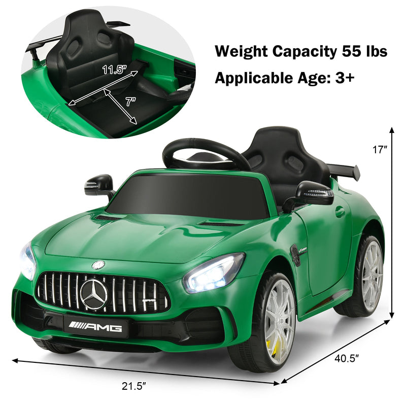Licensed Mercedes-Benz GTR 12V Kids Ride On Car with Battery Power - The Ultimate Electric Toy