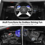 Licensed Mercedes-Benz Kids Ride On Car with RC Control and Trunk - Black