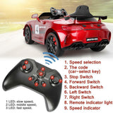 Licensed Mercedes Benz Kids Ride-On Car with Remote Control - Red