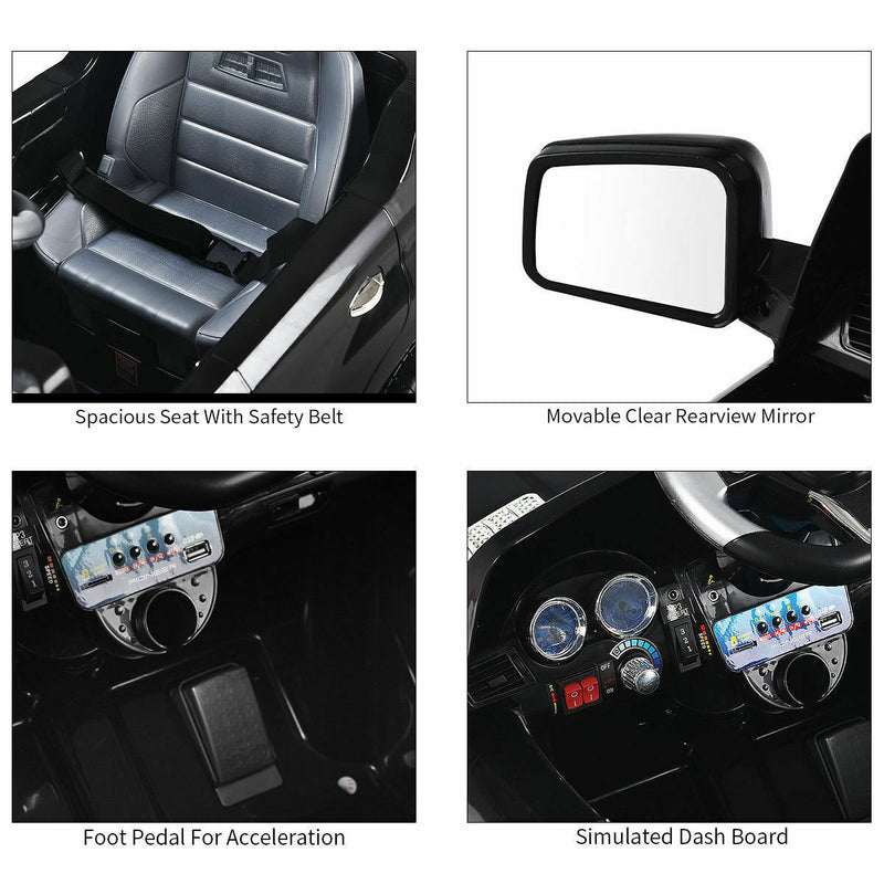 Licensed Mercedes Benz ML350 6V Electric Ride On Car with MP3 and Remote Control for Kids