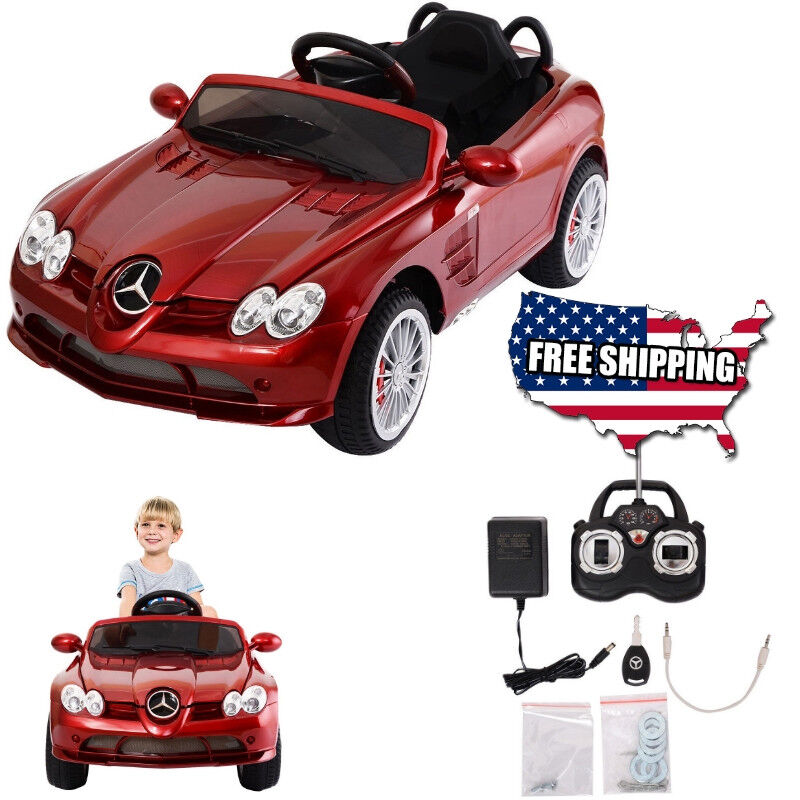 Licensed Mercedes Benz R189 12V Electric Ride On Car with MP3 and Remote Control for Kids