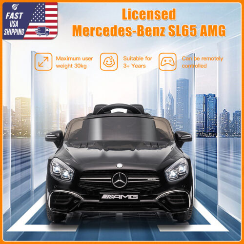 Licensed Mercedes-Benz SL65 AMG Electric Ride-On Car for Kids with MP3 and LED Lights