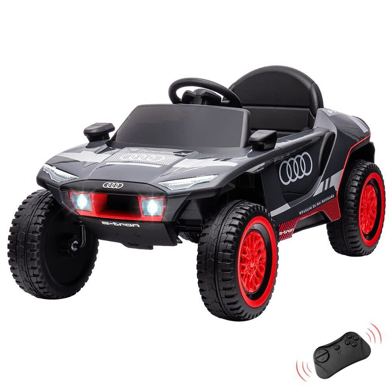 Licensed RS E-trons Racing Car 12V Ride-On with Remote Control for Kids