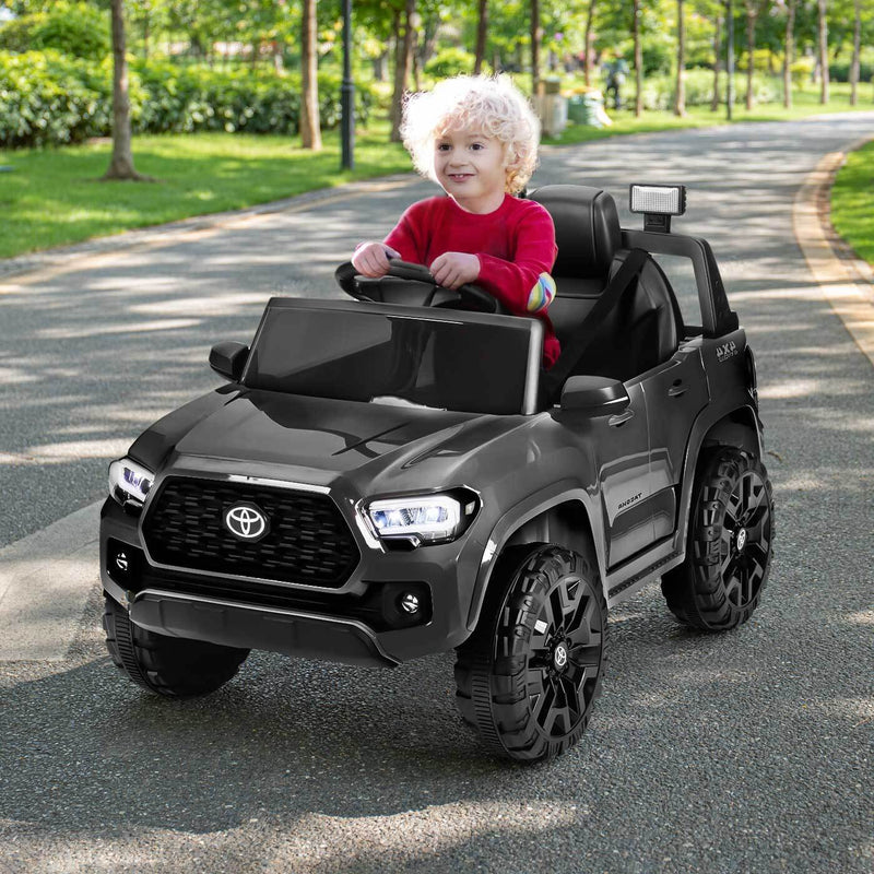 Licensed Toyota Tacoma Ride-On Car for Kids with MP3 Player - 12V Electric Vehicle by Kimbosmart