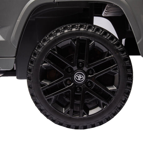 Licensed Toyota Tundra Grey 12V Kids Ride On Pickup Truck with 3 Speeds and Dual Motors