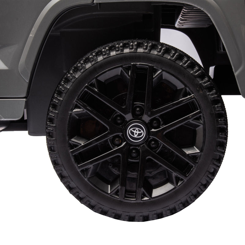 Licensed Toyota Tundra Grey 12V Kids Ride On Pickup Truck with 3 Speeds and Dual Motors
