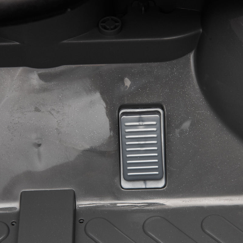 Licensed Toyota Tundra Grey 12V Kids Ride On Pickup Truck with 3 Speeds and Dual Motors