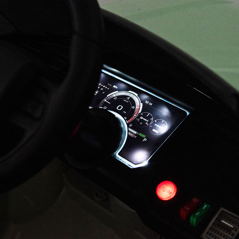 Licensed Toyota Tundra Olive 12V Kids Ride On Pickup Truck with 3 Speeds and Dual Motors