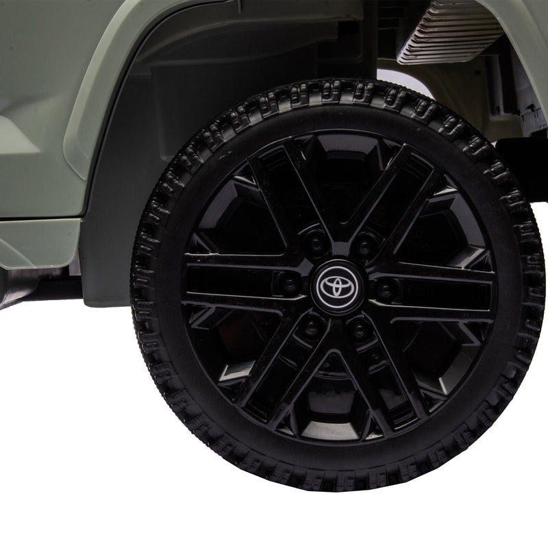 Licensed Toyota Tundra Olive 12V Kids Ride On Pickup Truck with 3 Speeds and Dual Motors