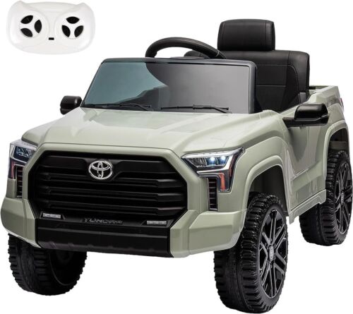 Licensed Toyota Tundra Pickup Electric Car for Kids - 12V 2-Seater Ride On Truck