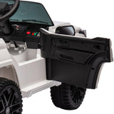Licensed Toyota Tundra White 12V Kids Ride On Car with 3 Speeds and Dual Motors