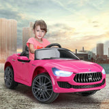 Light Pink Maserati Electric Ride-On Car for Kids with Remote Control