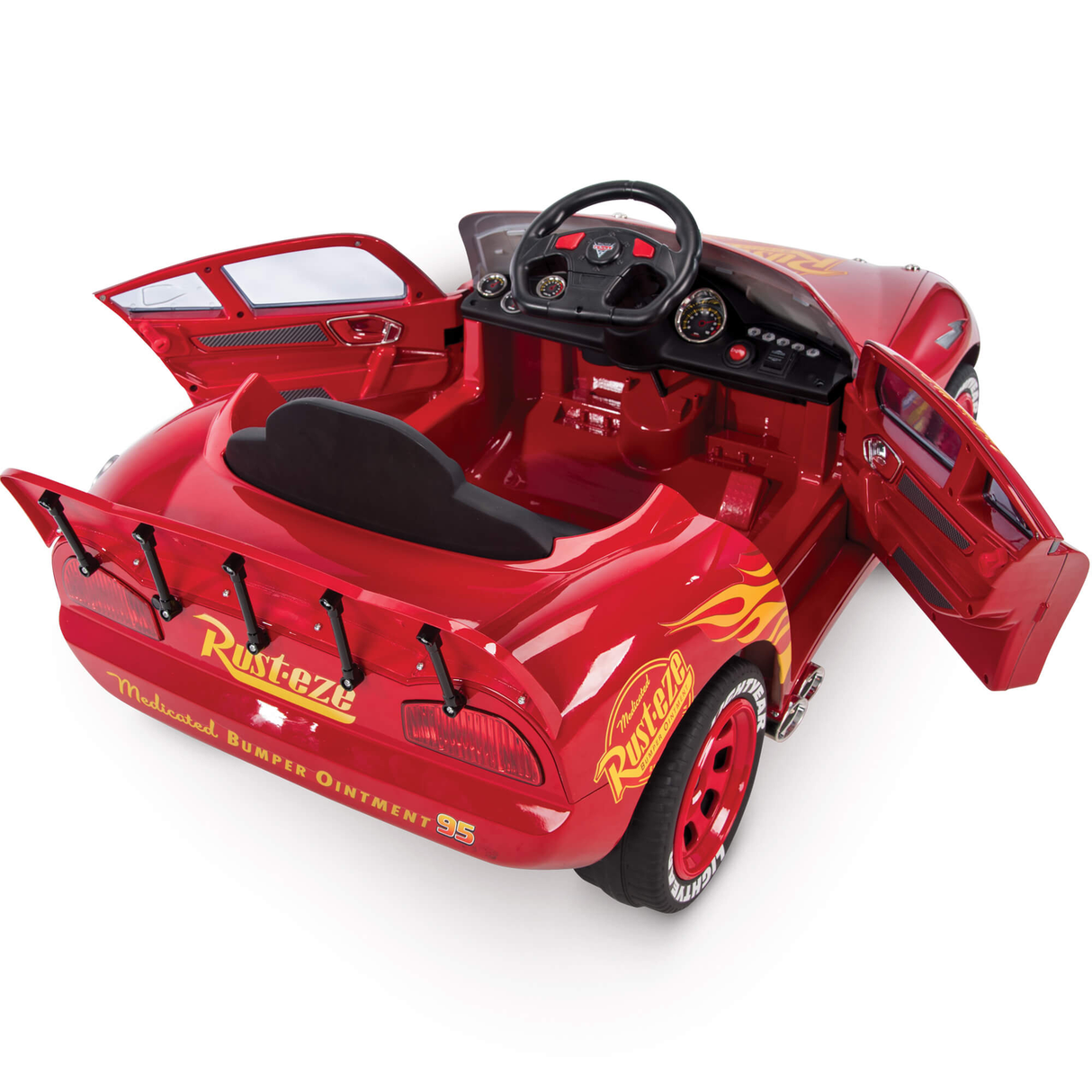 Lightning McQueen 6V Battery-Powered Ride On for Kids - Speeds up to 2.5 MPH