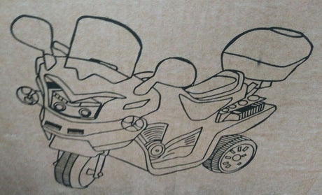 Lil' Rider 3 Wheel Battery Powered Motorcycle Ride On Toy for Kids