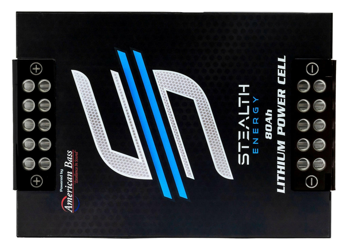 ABLT-80 American Bass Audio 13.8V LTO Battery | 80Ah Lithium Titanate Battery | Ultra-Lightweight, High-Power LTO Battery