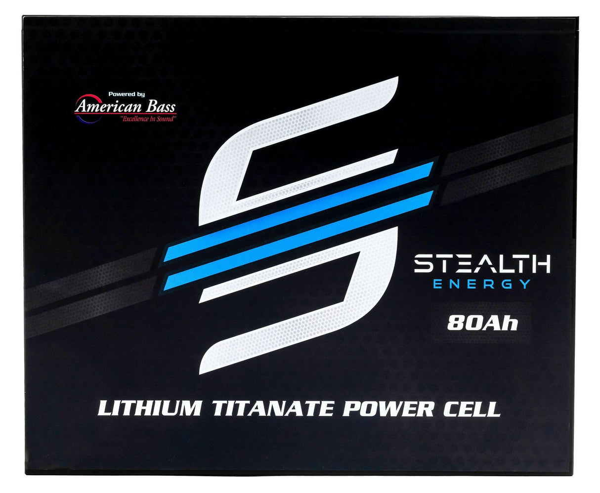 ABLT-80 American Bass Audio 13.8V LTO Battery | 80Ah Lithium Titanate Battery | Ultra-Lightweight, High-Power LTO Battery