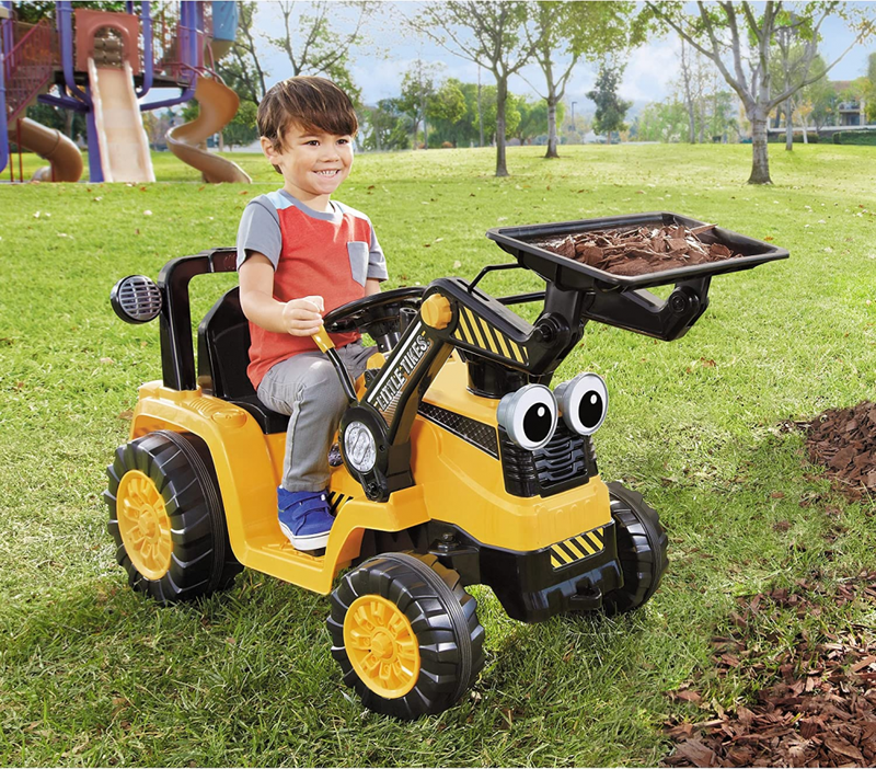 Bulldozer Digger Front Loader Ride On Construction Toy For Kids