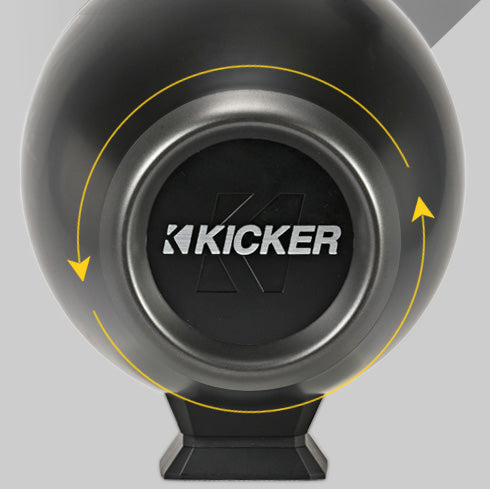 KICKER KMTESW 6.5" Empty Enclosure Pair