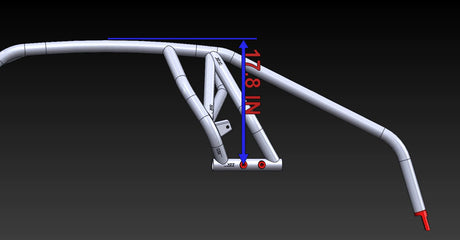 LSK RZR Pro XP 2-Seat Radius Cage Kit