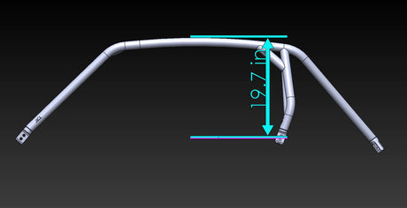 LSK Polaris RZR XP1000 / Turbo 2-Seat Radius Roll Cage Kit