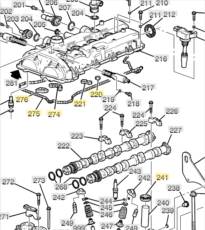GM LTG Valve Cover Gasket Set