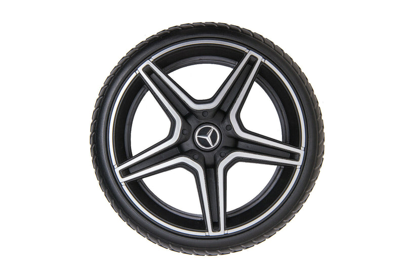 LUCKYERMORE Kids Pedal Go Kart Benz Racer Quad with Adjustable Seat for Outdoor Fun