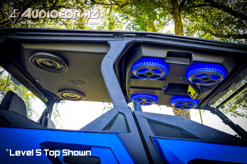 2021+ Can-Am Commander MAX / 2019+ Maverick Sport MAX Stereo Tops (4-Seat)