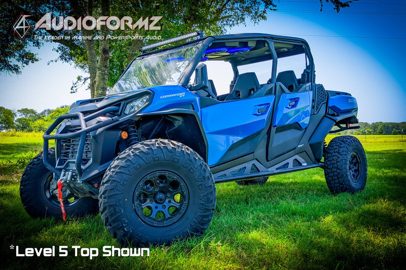 2021+ Can-Am Commander MAX / 2019+ Maverick Sport MAX Stereo Tops (4-Seat)