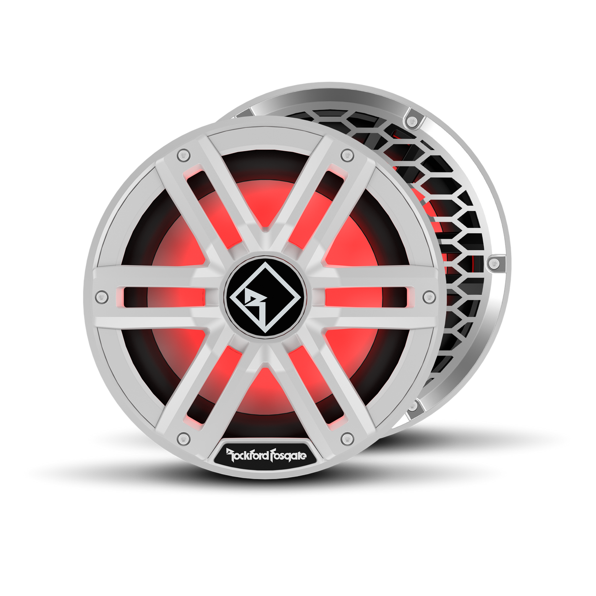 M2 10" DVC 2ohm Color Optix™ Infinite Baffle Marine Subwoofer - White