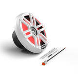 M2 10" DVC 2ohm Color Optix™ Infinite Baffle Marine Subwoofer - White