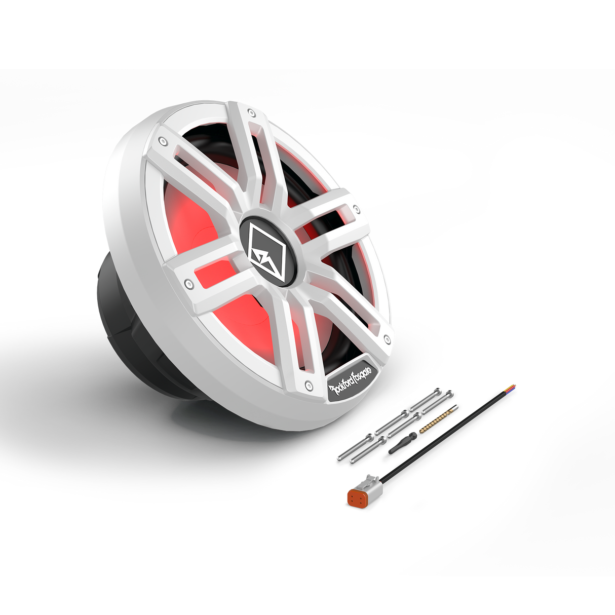 M2 12" DVC 2ohm Color Optix Infinite Baffle Marine Subwoofer - White