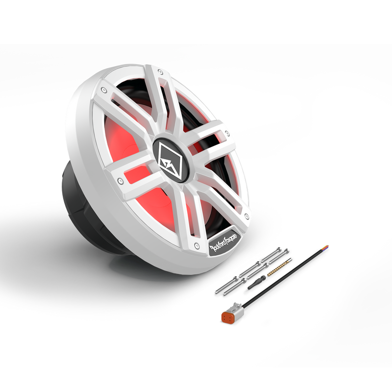 M2 12" DVC 2ohm Color Optix Sealed Enclosure Marine Subwoofer - White