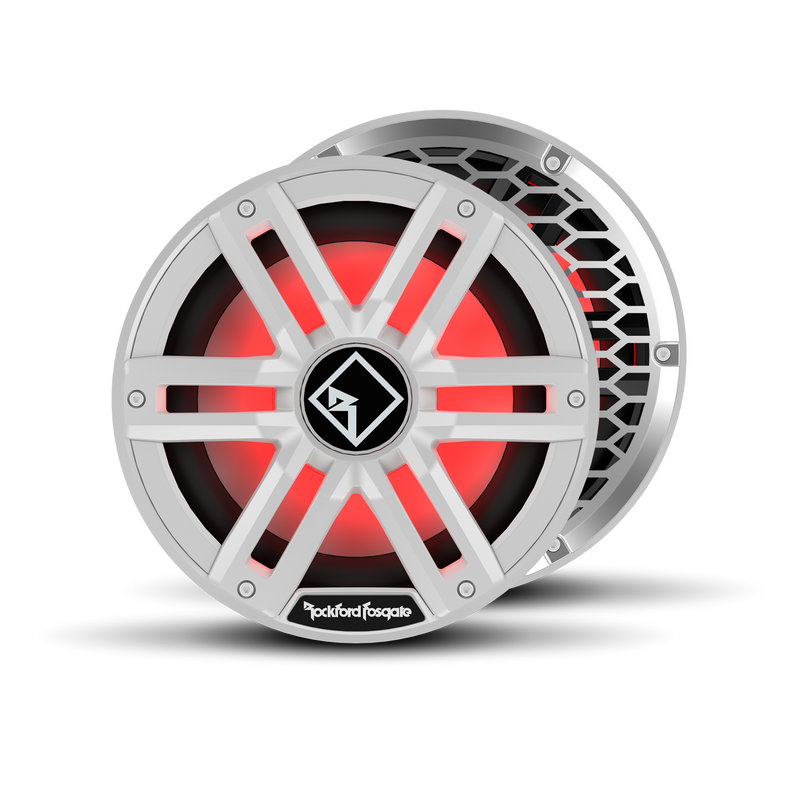 M2 10" DVC 4ohm Color Optix™ Infinite Baffle Marine Subwoofer - White