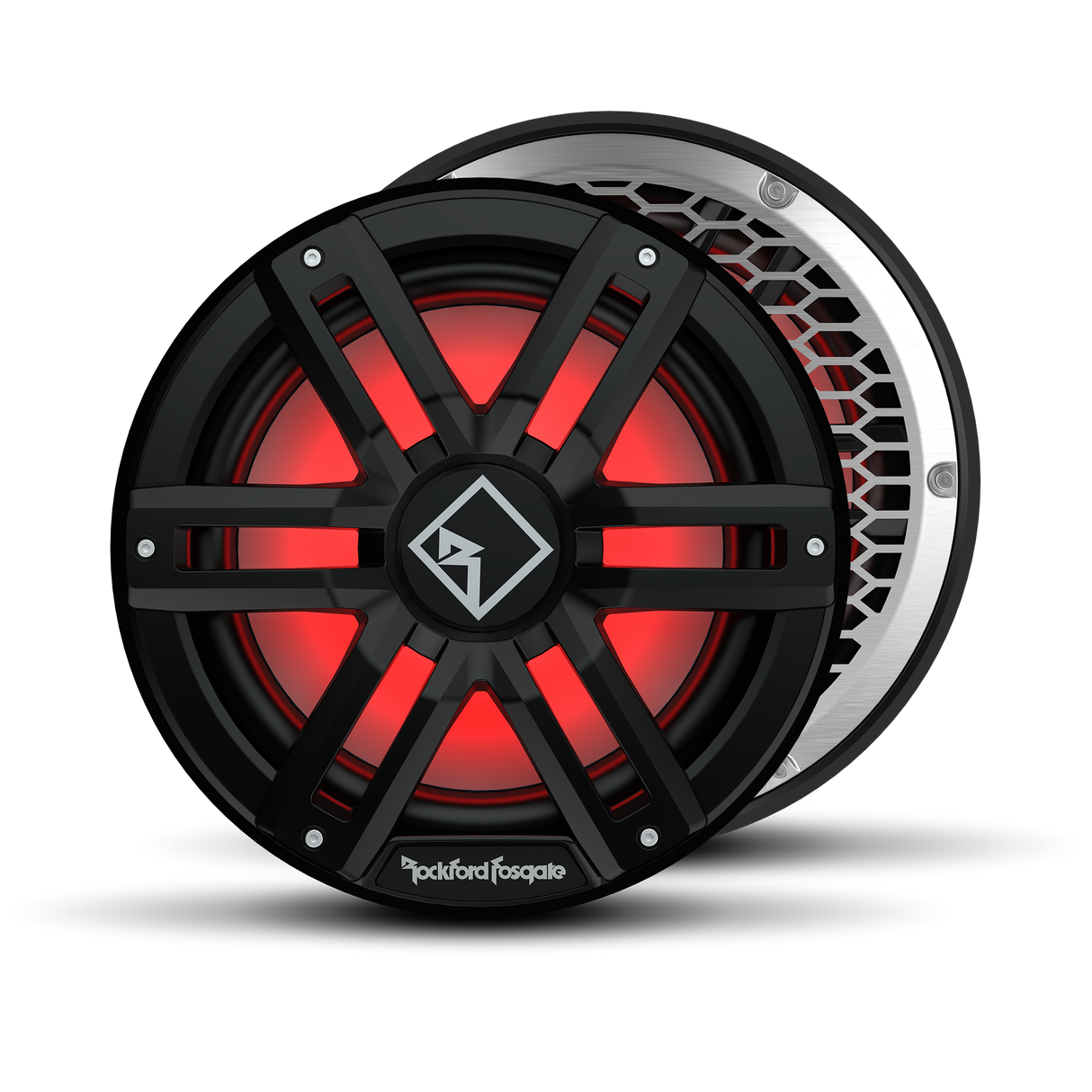 M2 12" DVC 4ohm Color Optix Infinite Baffle Marine Subwoofer - Black