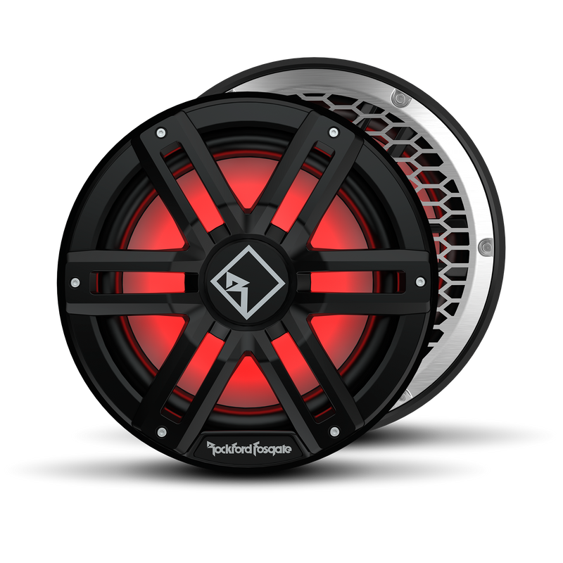 M2 12" DVC 4ohm Color Optix Infinite Baffle Marine Subwoofer - Black