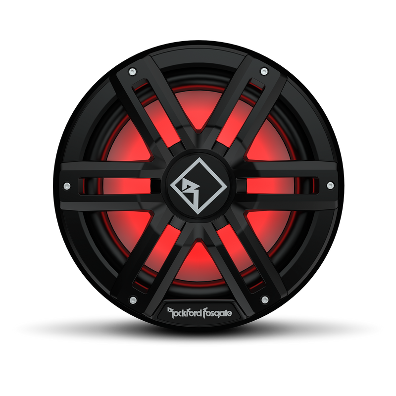M2 12" DVC 4ohm Color Optix Infinite Baffle Marine Subwoofer - Black