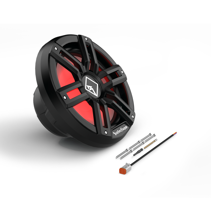 M2 12" DVC 4ohm Color Optix Infinite Baffle Marine Subwoofer - Black
