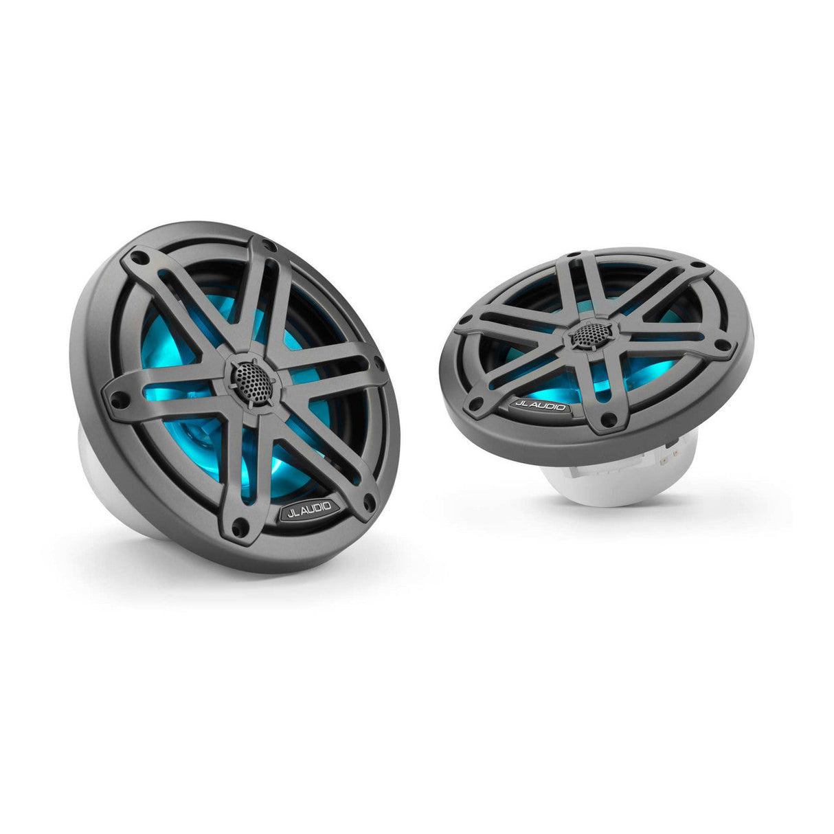 JL Audio M3-650X-S-Gm 6.5" 225W Marine Coaxial Speakers (Pair) - Gunmetal Sport Grilles
