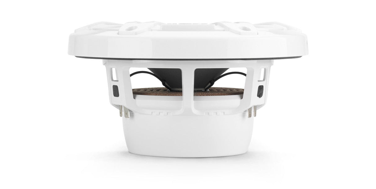 JL Audio M3-650X-S-Gw 6.5" 225W Marine Coaxial Speakers - Gloss White Sports Grills (Pair)