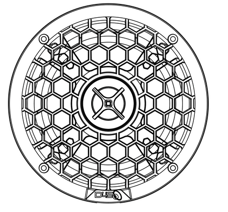 Down4Sound M3 65 | 6.5" 175W RMS Marine RGB LED Coaxial Speakers (Pair) Down4Sound
