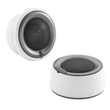 JL Audio M6-100CT-CS-GwGm 1" 150W Marine Component Tweeters - Gloss White Sports Grilles (Pair)