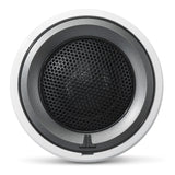 JL Audio M6-100CT-CS-GwGm 1" 150W Marine Component Tweeters - Gloss White Sports Grilles (Pair)