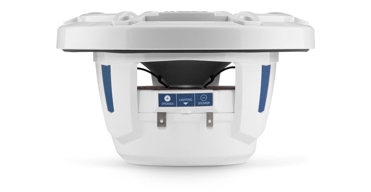 JL Audio M6-650X-S-GwGw 6.5" Marine Coaxial Speakers - Gloss White Sportes Grills (Pair)
