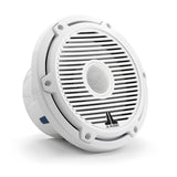 JL Audio M6-770X-C-3Gw 7.7" Marine Coaxial Speakers-Gloss White Sports Grills (Pair)