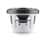 JL Audio M6-770X-S-GmTi 7.7" 250W Marine Coaxial Speakers-Gloss White Sports Grills (Pair)
