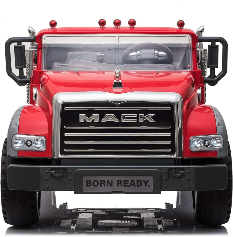 Mack Truck 2 Seater Children's Electric Car W/Mack Hood Ornament