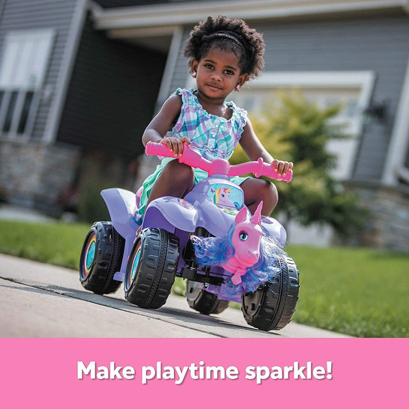 Magical Unicorn Quad for Toddlers, 6V Battery Powered, Ideal for Ages 1.5-3, Purple