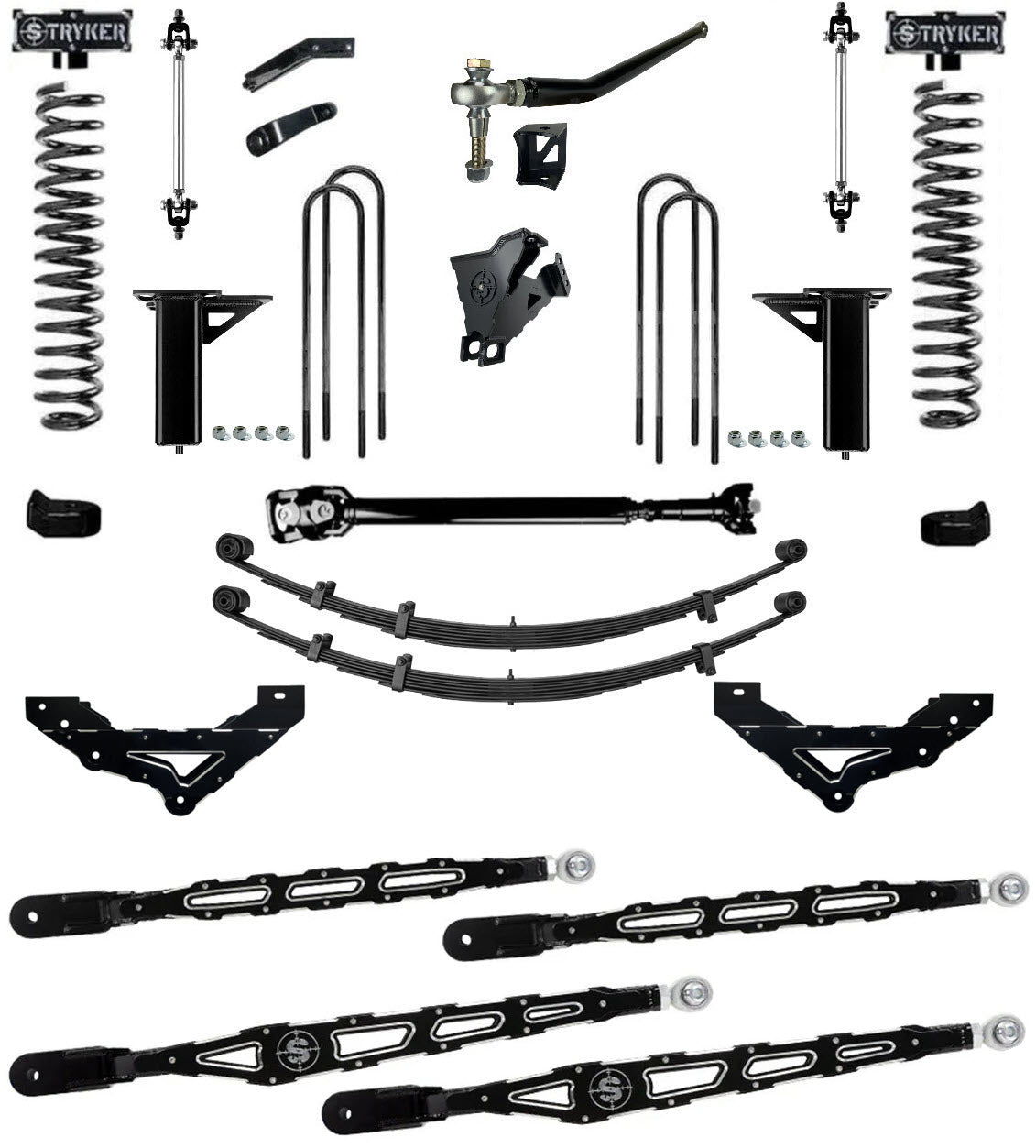 FORD 4-LINK LIFT KIT - LONG ARM - 5 Stryker Off Road Design